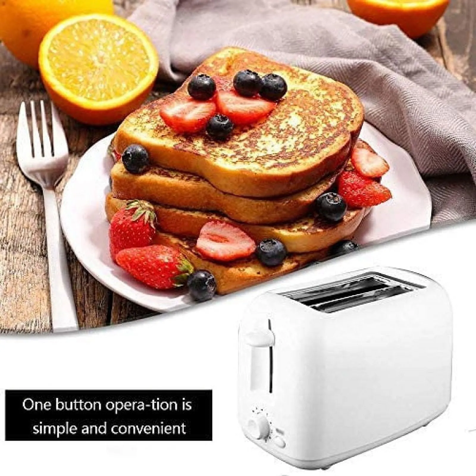 2 Slice Toaster Tragbarer Haushalt 800W mit 7 Temperatureinstellungen Bewegliches Brot Krümelablage Einziehbare Rollenbefestigung Automatische Toast Sandwich Maschine