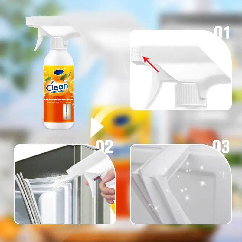 2025 New Year SalePowerful Kitchen Foam Grease and Mold Cleaner
