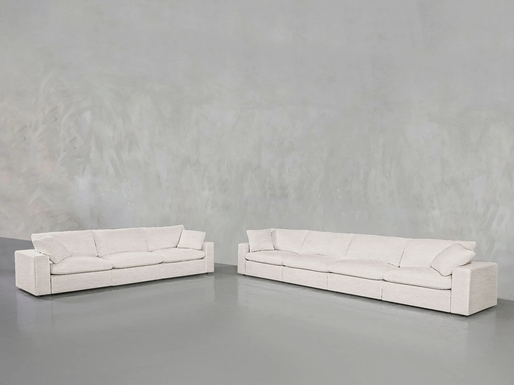 7th Avenue 4-3 Modular Sofa Set  Customizable Luxury for Large Spaces by Couch.com