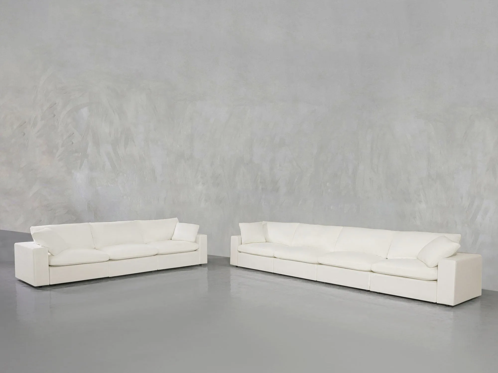 7th Avenue 4-3 Modular Sofa Set  Customizable Luxury for Large Spaces by Couch.com