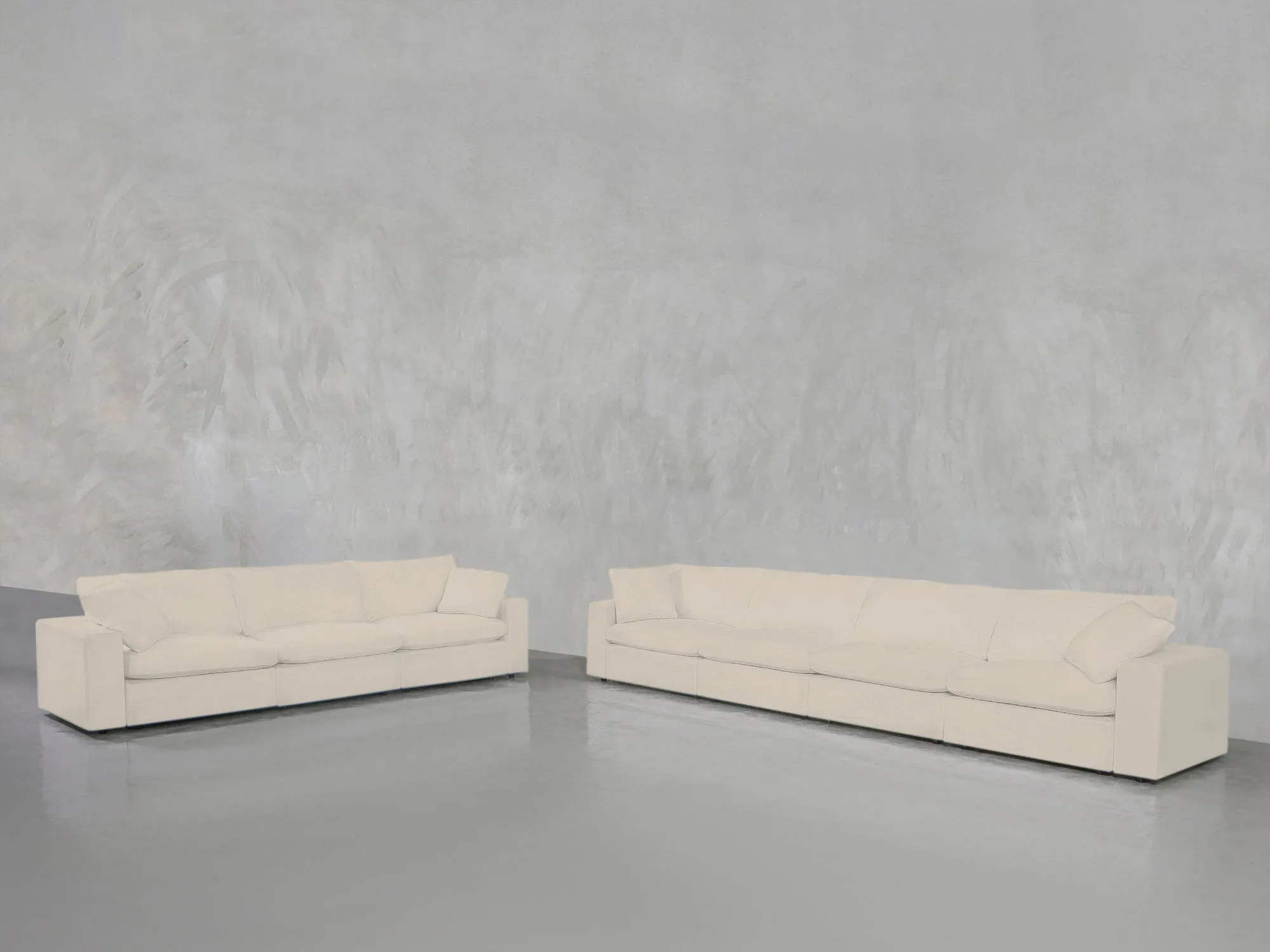 7th Avenue 4-3 Modular Sofa Set  Customizable Luxury for Large Spaces by Couch.com