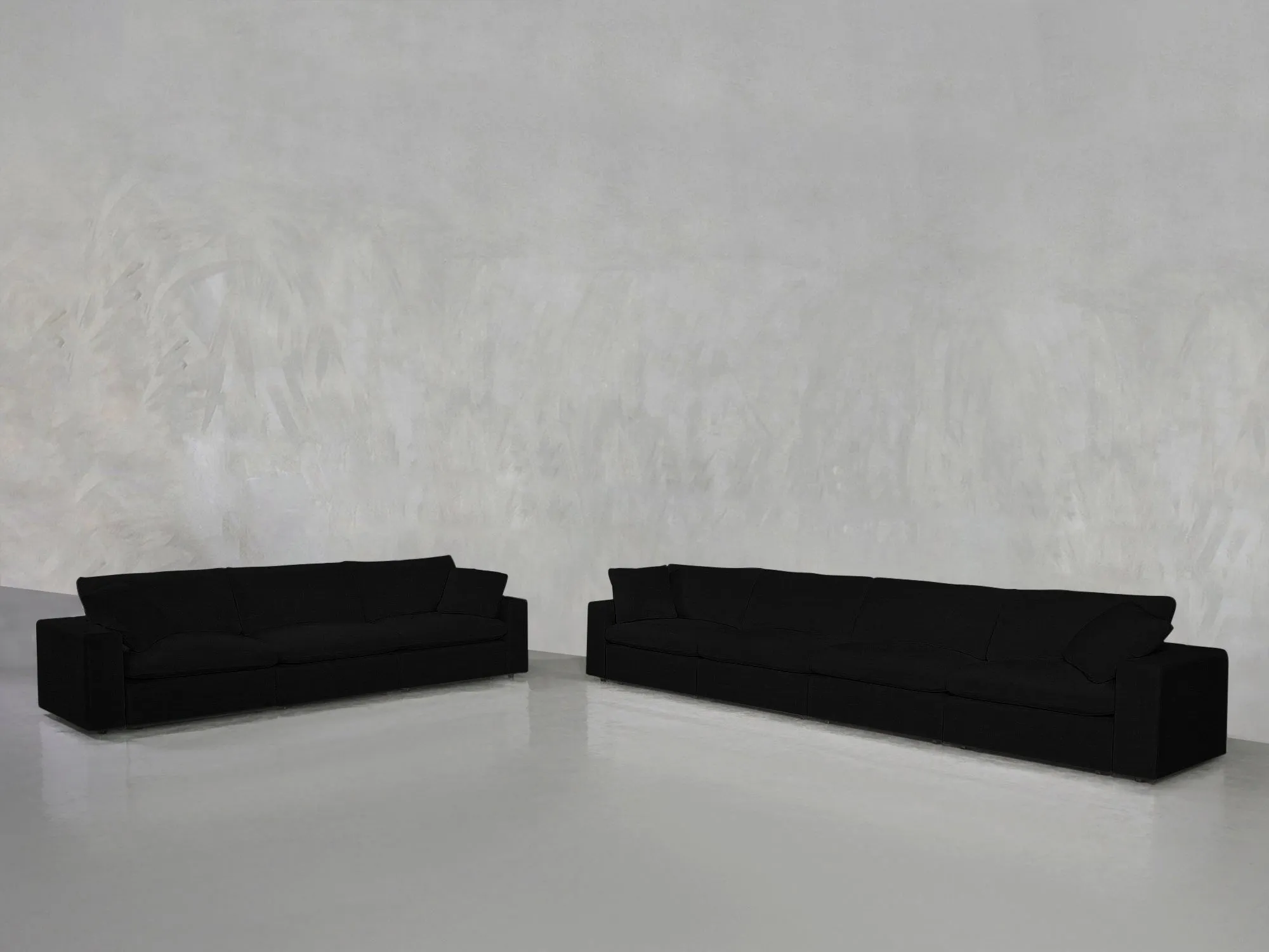 7th Avenue 4-3 Modular Sofa Set  Customizable Luxury for Large Spaces by Couch.com