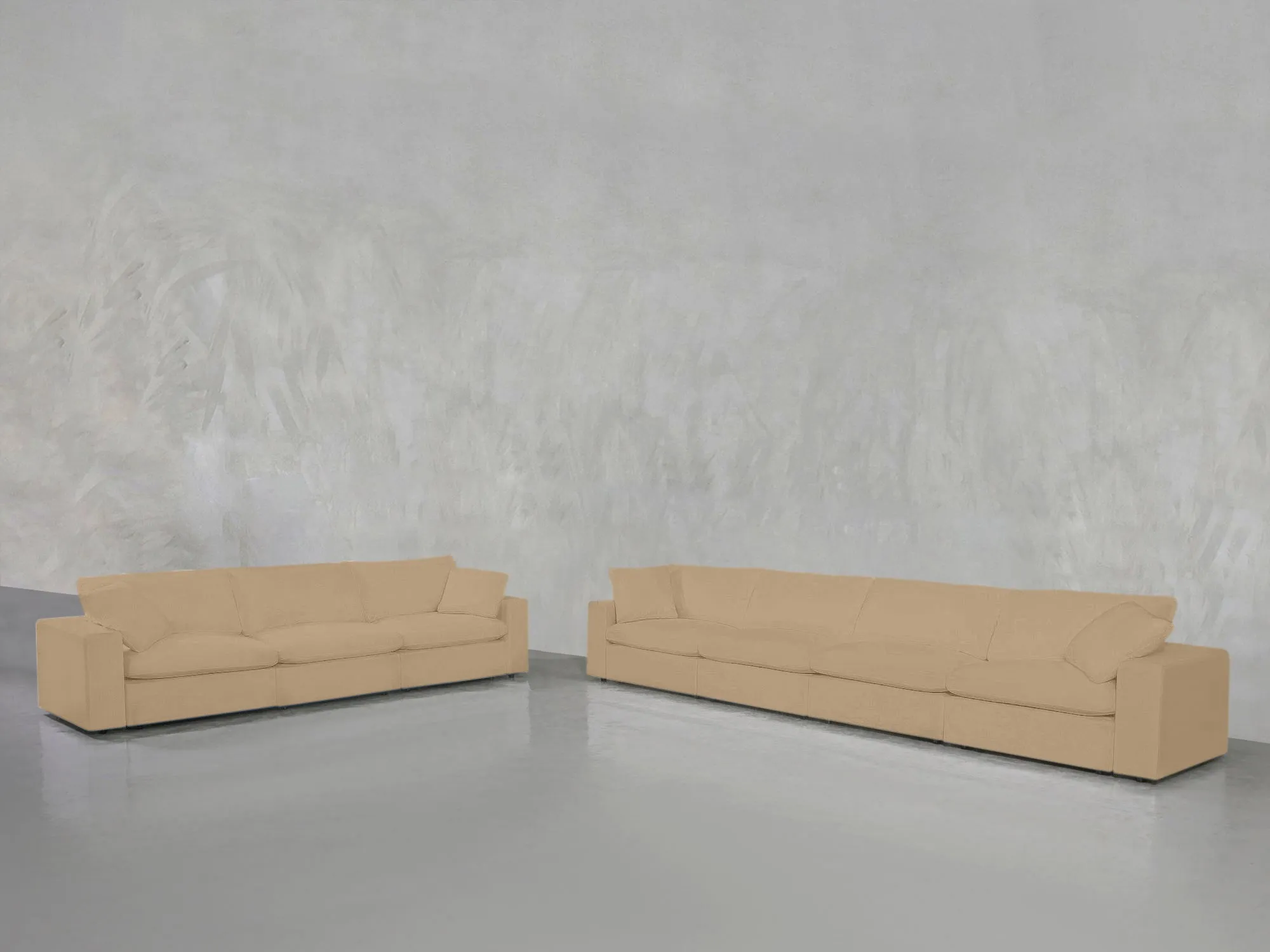 7th Avenue 4-3 Modular Sofa Set  Customizable Luxury for Large Spaces by Couch.com