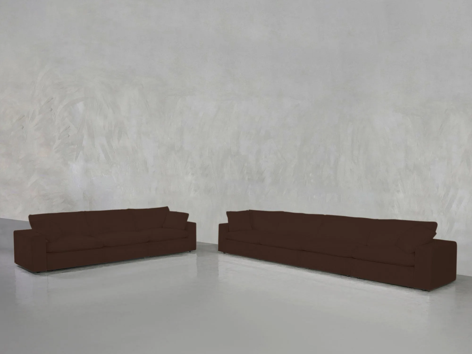 7th Avenue 4-3 Modular Sofa Set  Customizable Luxury for Large Spaces by Couch.com
