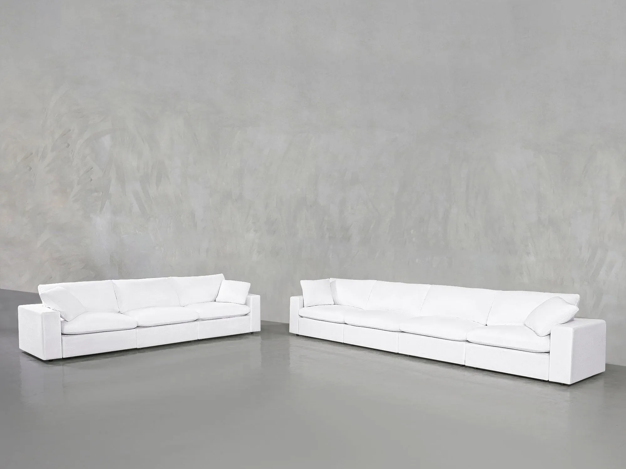 7th Avenue 4-3 Modular Sofa Set  Customizable Luxury for Large Spaces by Couch.com