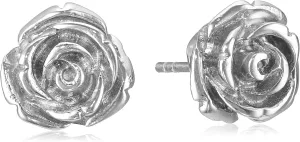 Amazon Essentials 925 Sterling Silver Rose Gold Earrings for Women, Nickel-Free Hypoallergenic Jewelry Gift, Push Back Stud Earrings , (previously Amazon Collection)