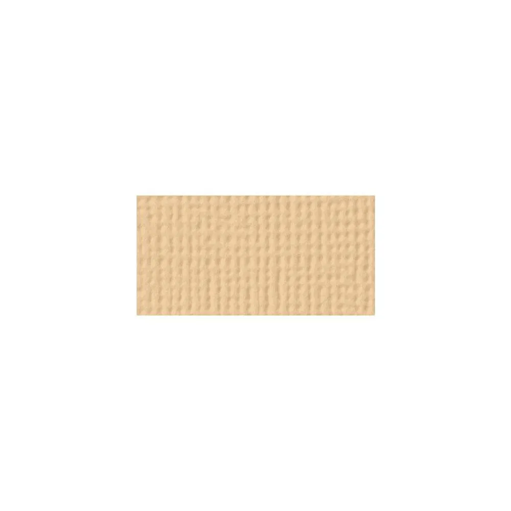 American Crafts Textured Cardstock 12"X12" - Latte - Single Sheet