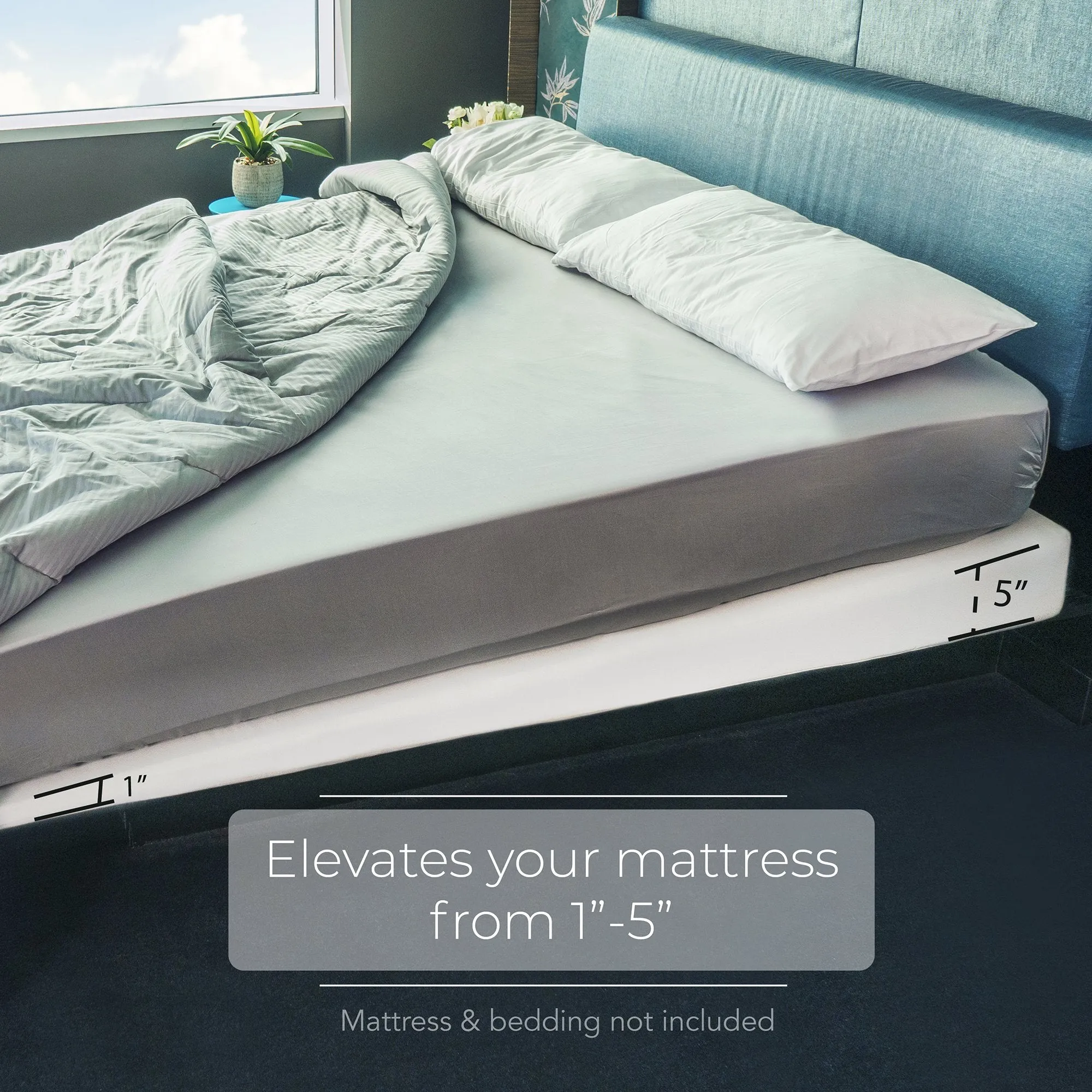 Avana Mattress Elevator Under Bed 5-Inch Gentle Incline Foam Support