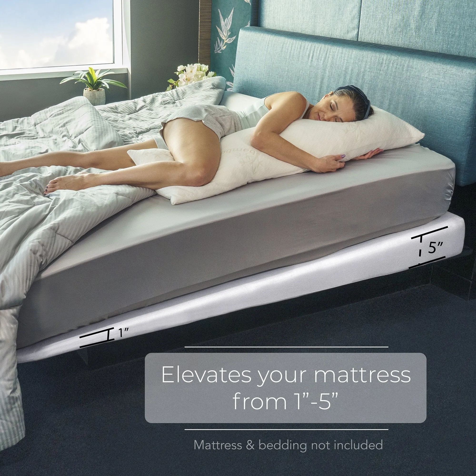 Avana Mattress Elevator Under Bed 5-Inch Gentle Incline Foam Support