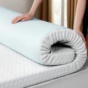 Balichun 3 Inch Gel Memory Foam Mattress Topper for Pressure Relief, Premium Soft Cooling Sleep, Non-Slip Design with Removable & Washable Cover, CertiPUR-US Certified - Twin