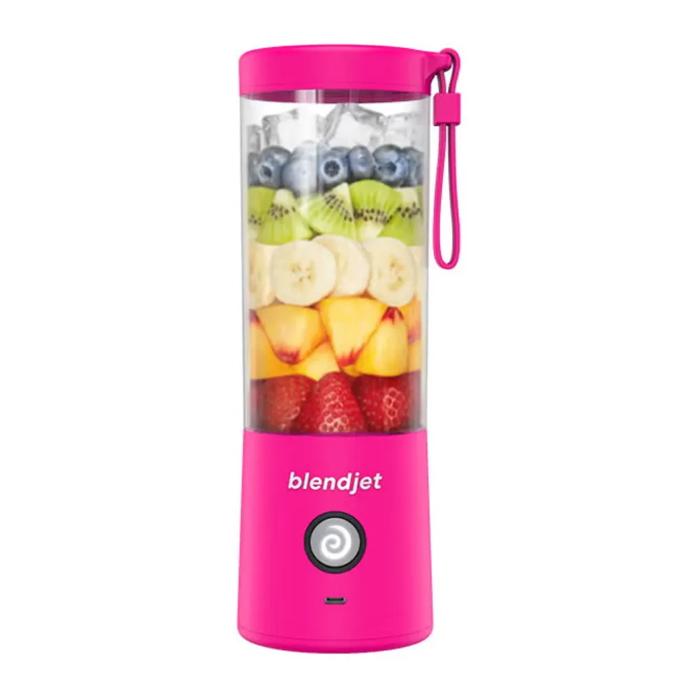 BLENDJET V2 Portable Blender - World's Most Powerful Compact 16Oz BPA Free Blender - Hot Pink