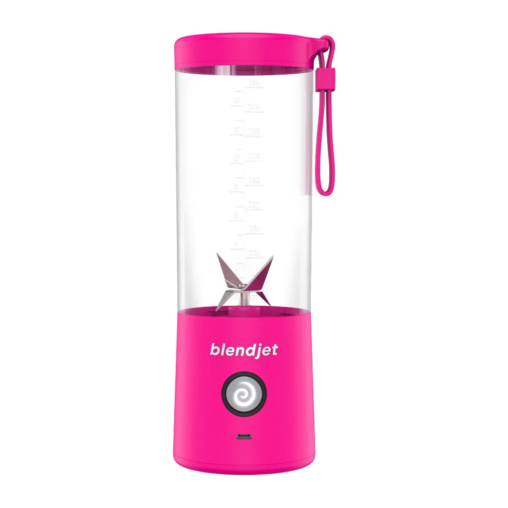 BLENDJET V2 Portable Blender - World's Most Powerful Compact 16Oz BPA Free Blender - Hot Pink