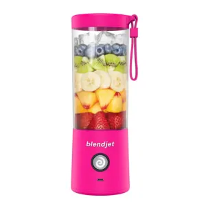 BLENDJET V2 Portable Blender - World's Most Powerful Compact 16Oz BPA Free Blender - Hot Pink