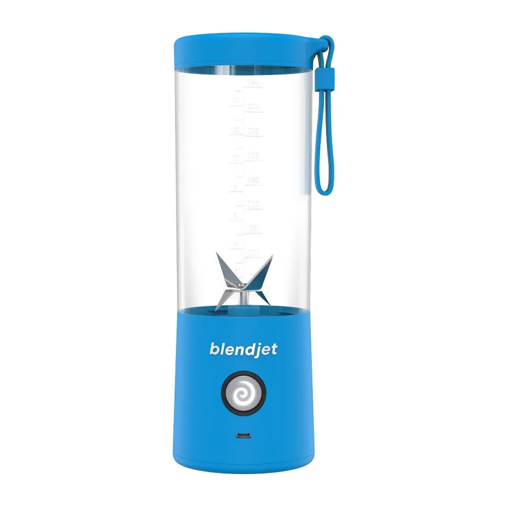 BLENDJET V2 Portable Blender - World's Most Powerful Compact 16Oz BPA Free Blender - Ocean