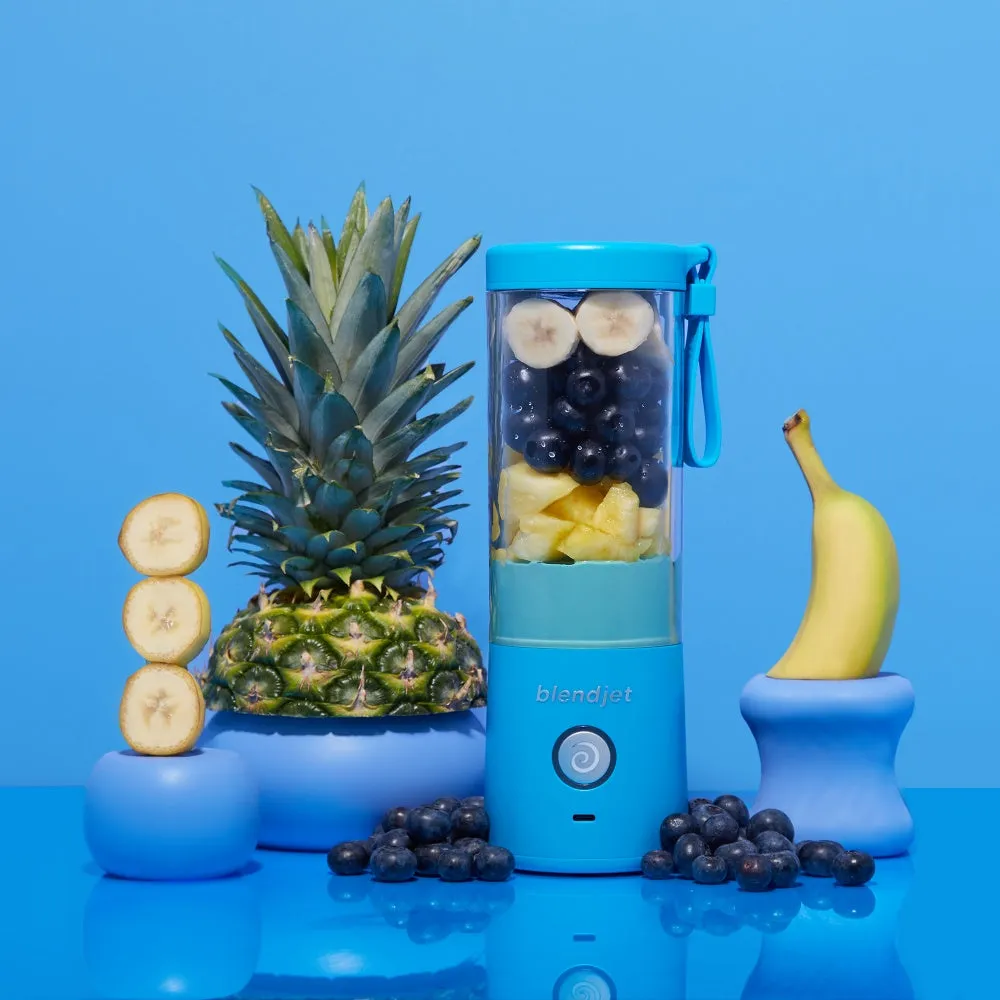 BLENDJET V2 Portable Blender - World's Most Powerful Compact 16Oz BPA Free Blender - Ocean