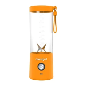BLENDJET V2 Portable Blender - World's Most Powerful Compact 16Oz BPA Free Blender - Orange