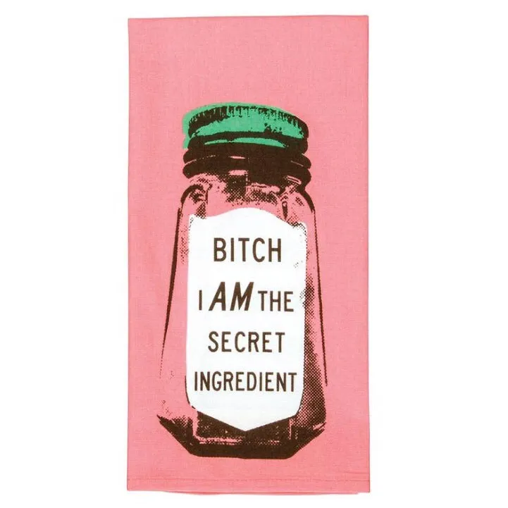 Blue Q Screenprinted Dish Towel