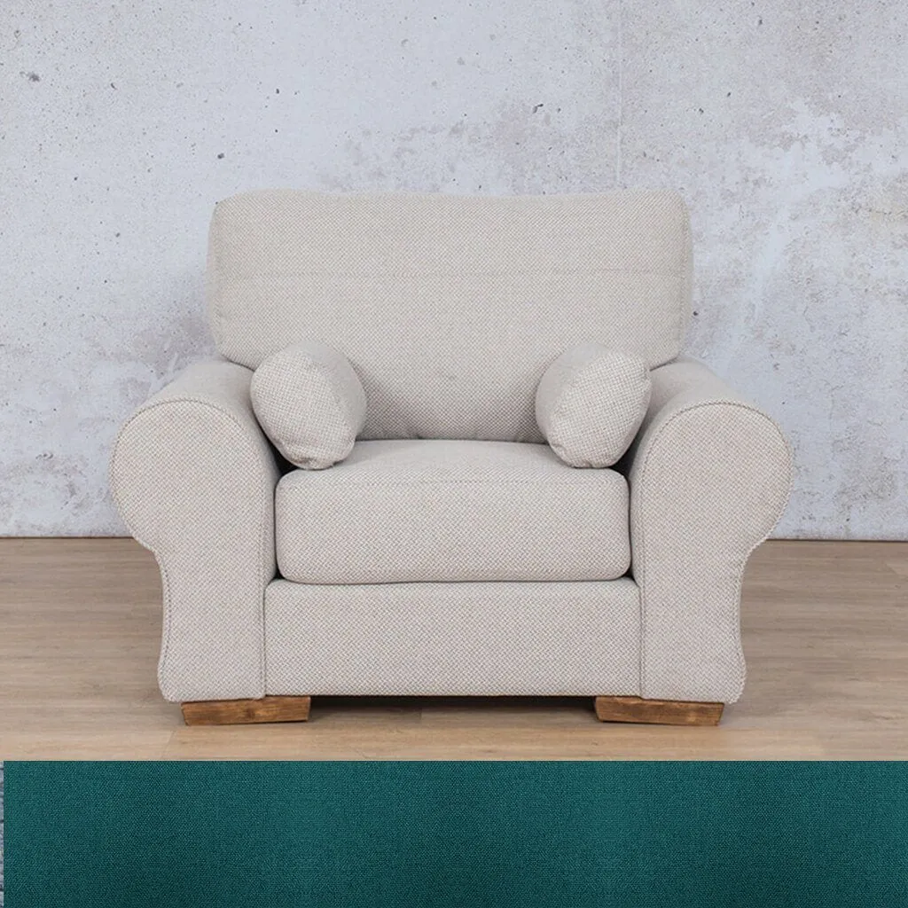 Carolina 1 Seater Fabric Sofa