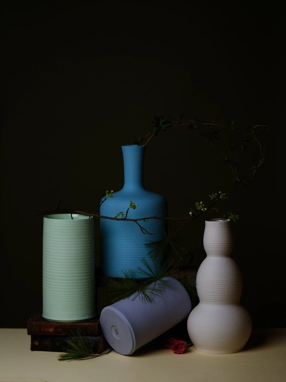 COLD MOUNTAIN VASE DENIM BLUE
