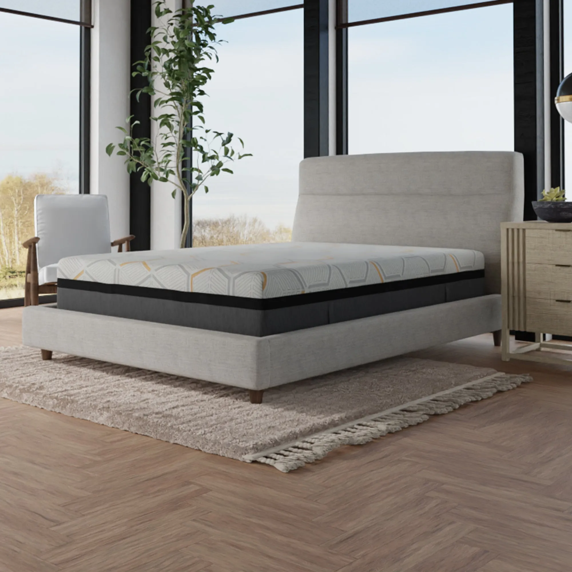 Copper-Gel Infused Hybrid 14" Mattress - Full