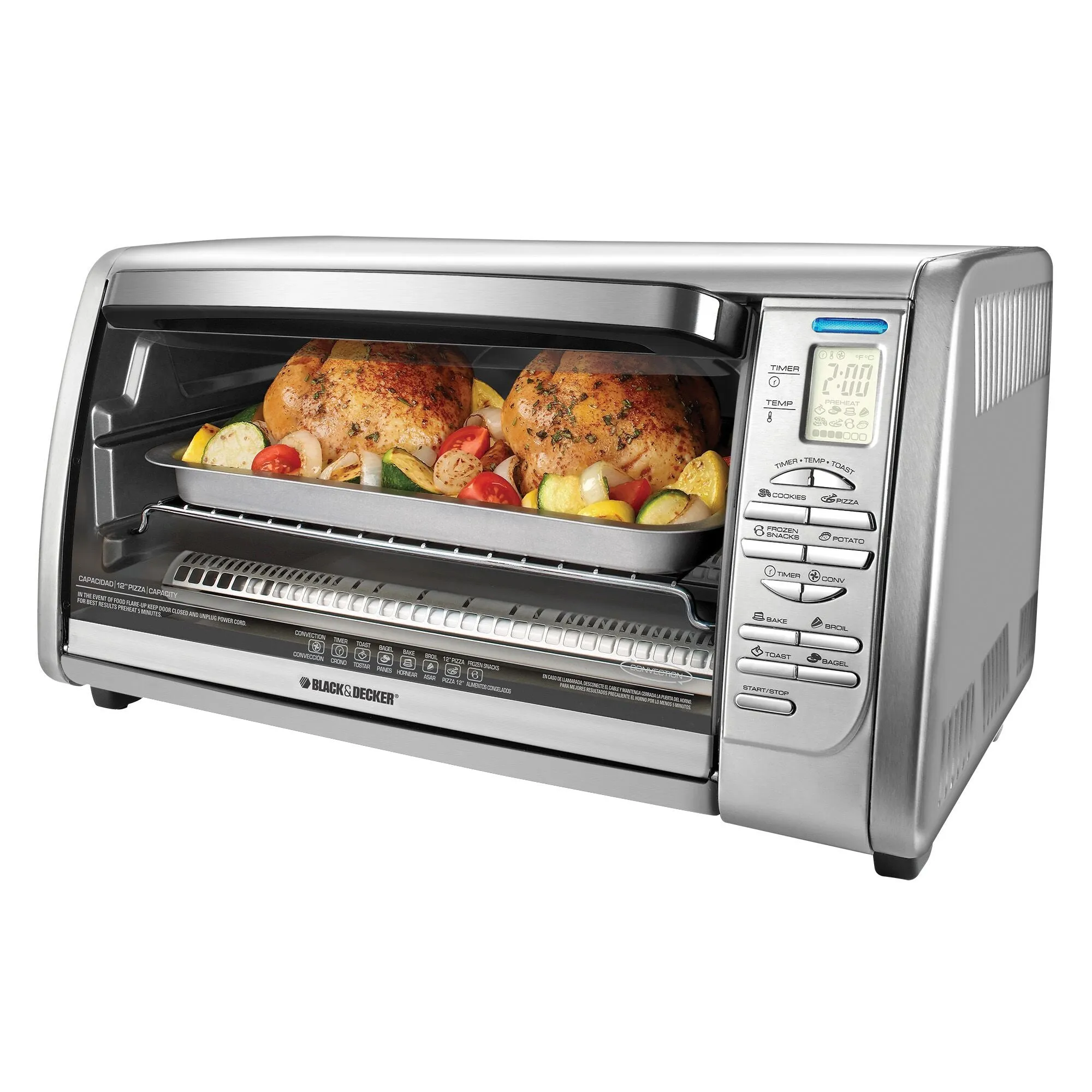 Countertop Convection Toaster Oven, Stainless Steel