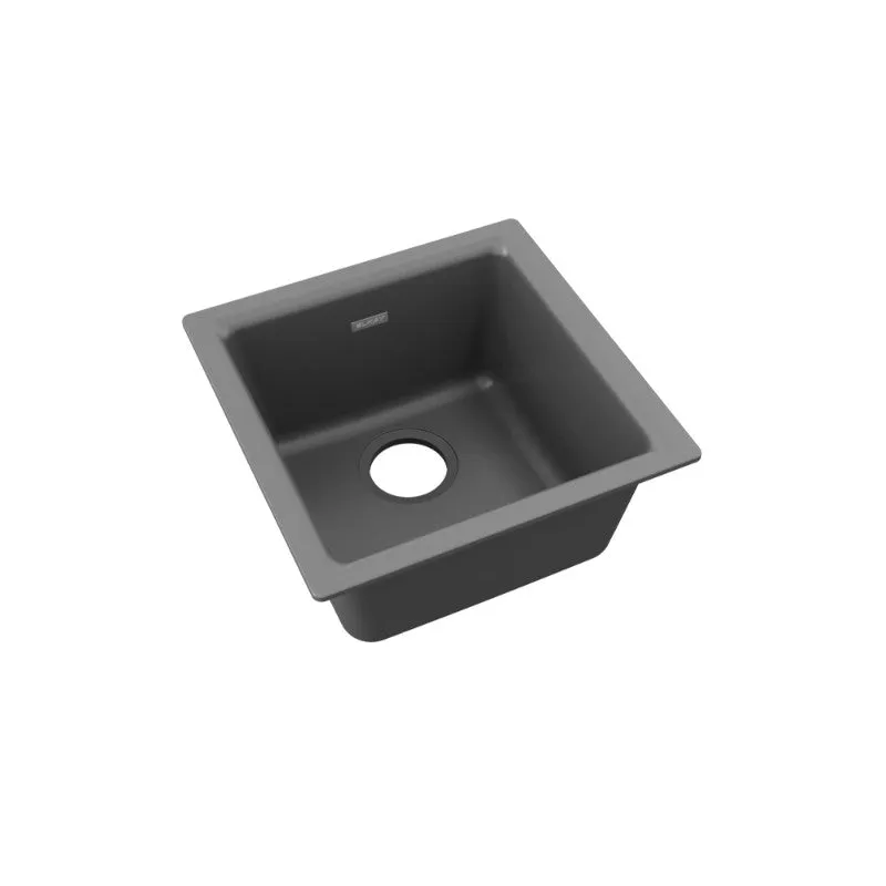 Elkay Quartz Classic 15.75" x 15.75" x 7.69" Single Basin Dual-Mount Bar Sink