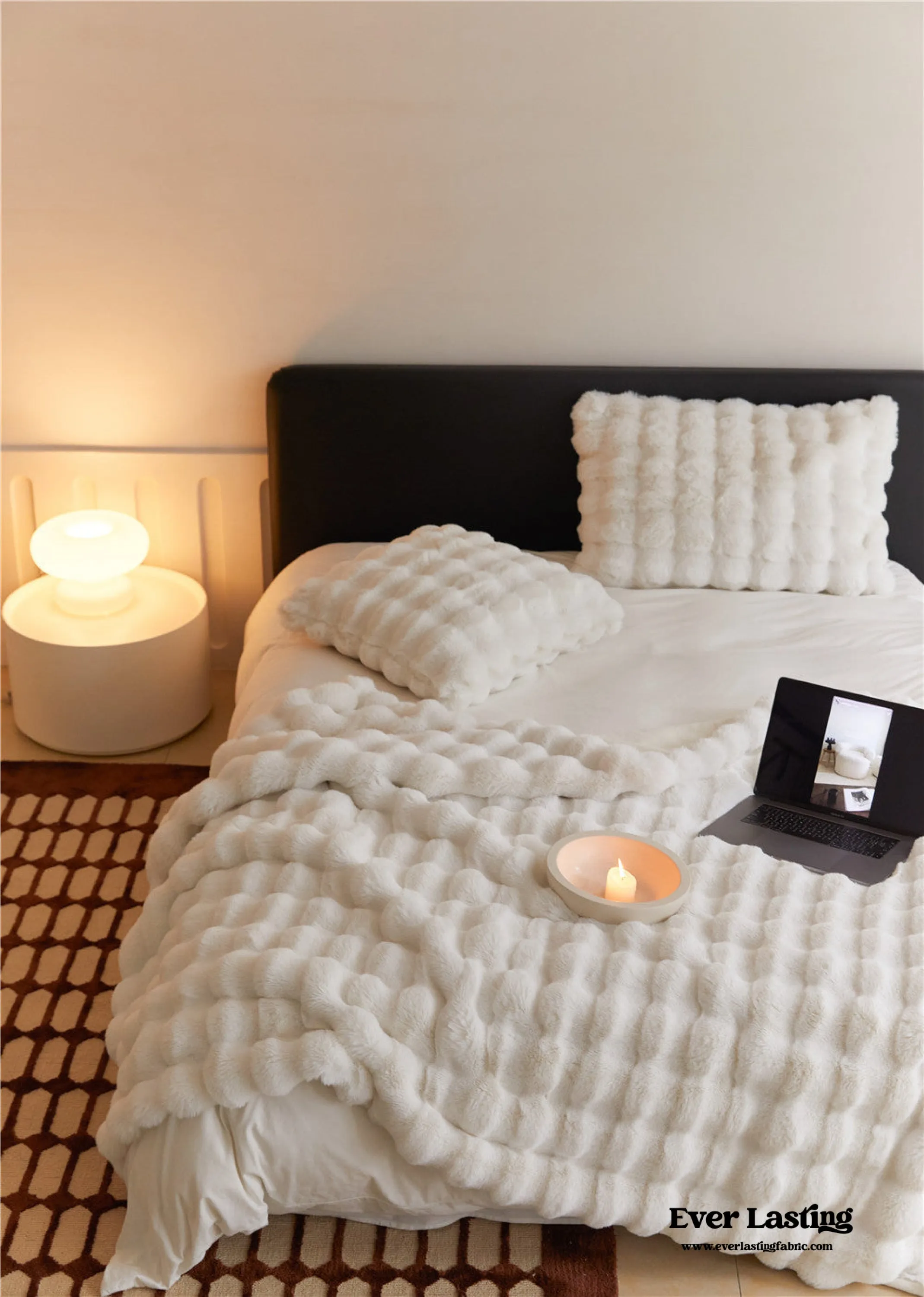 Fluffy Plush Throw Blanket