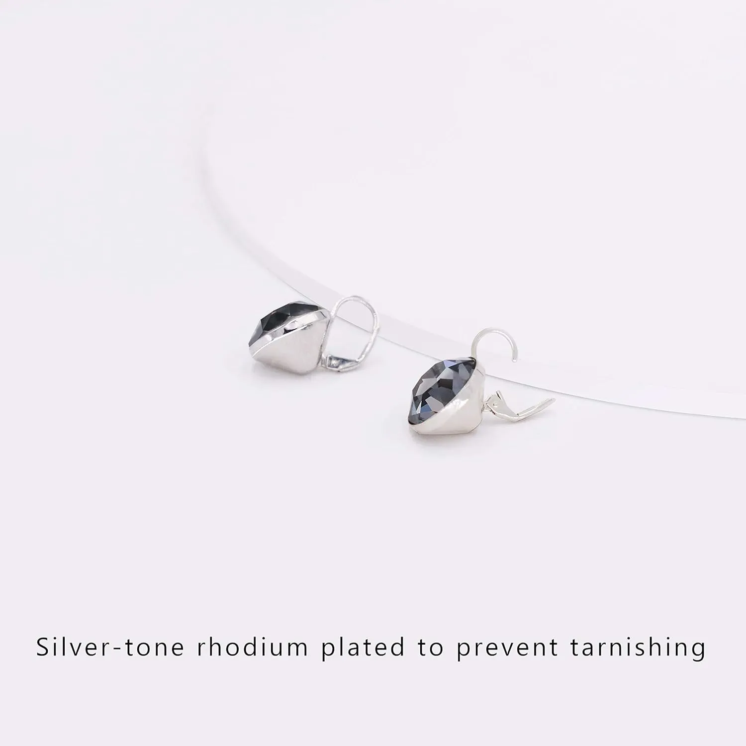 Gorgeous Solitaire Earrings for Women - Embellished with Austrian Crystals, Leverback Drop, Perfect for Any Occasion, Ideal Gifts for Women
