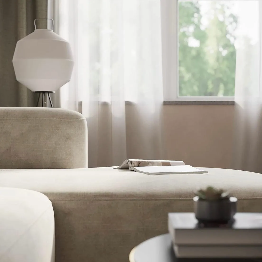 Hampton Scratch Resistant Curve Sofa