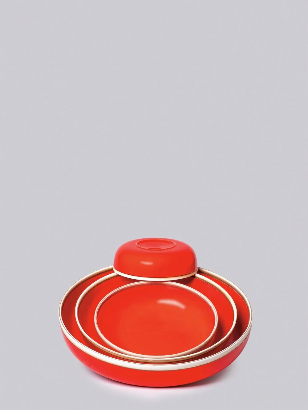 HERMIT BOWL (CORAL RED)