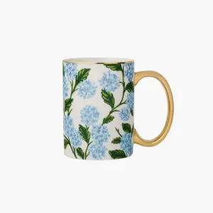 Hydrangea Porcelain Mug