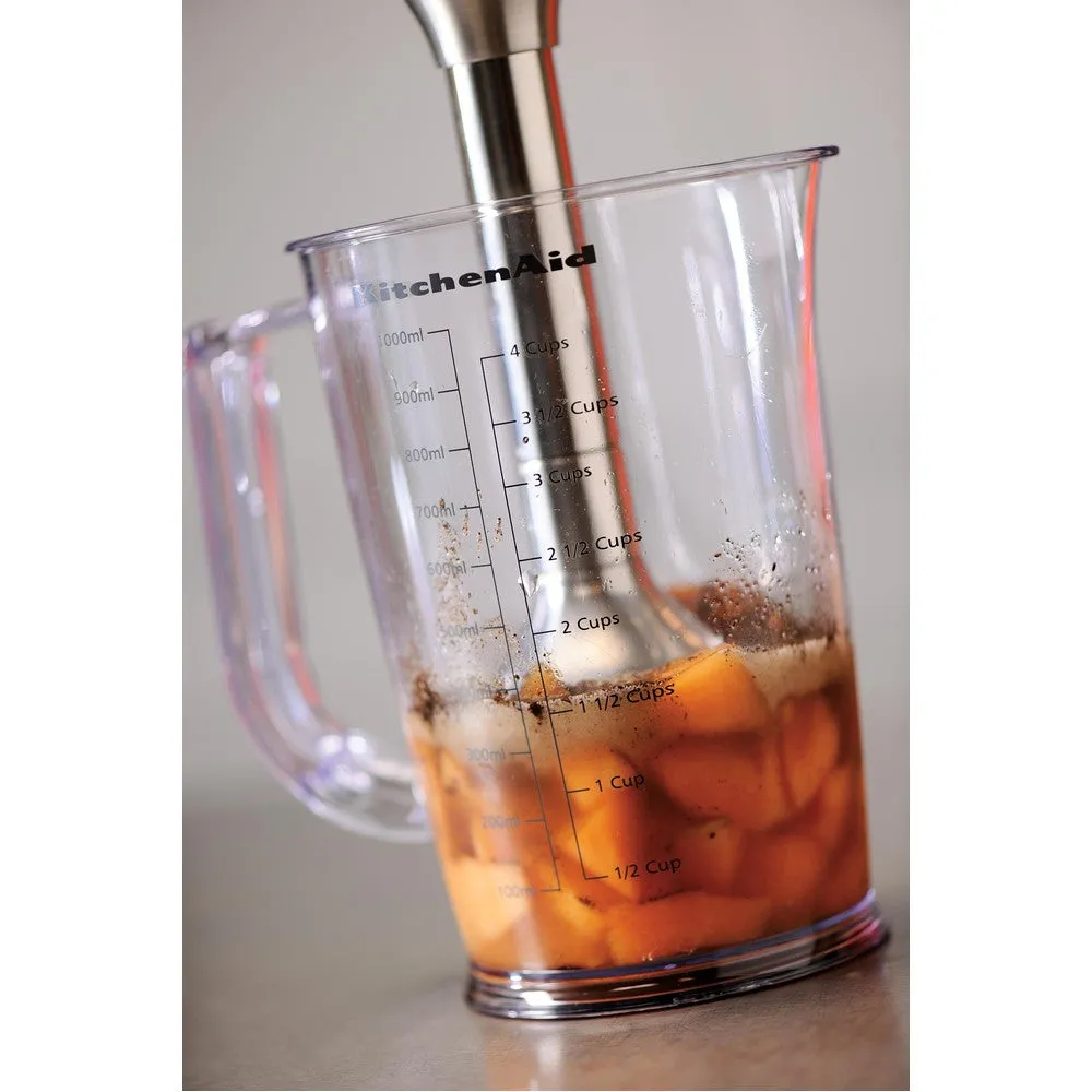 KITCHENAID 5 SPEEDS HAND BLENDER  -  STAINLESS STEEL
