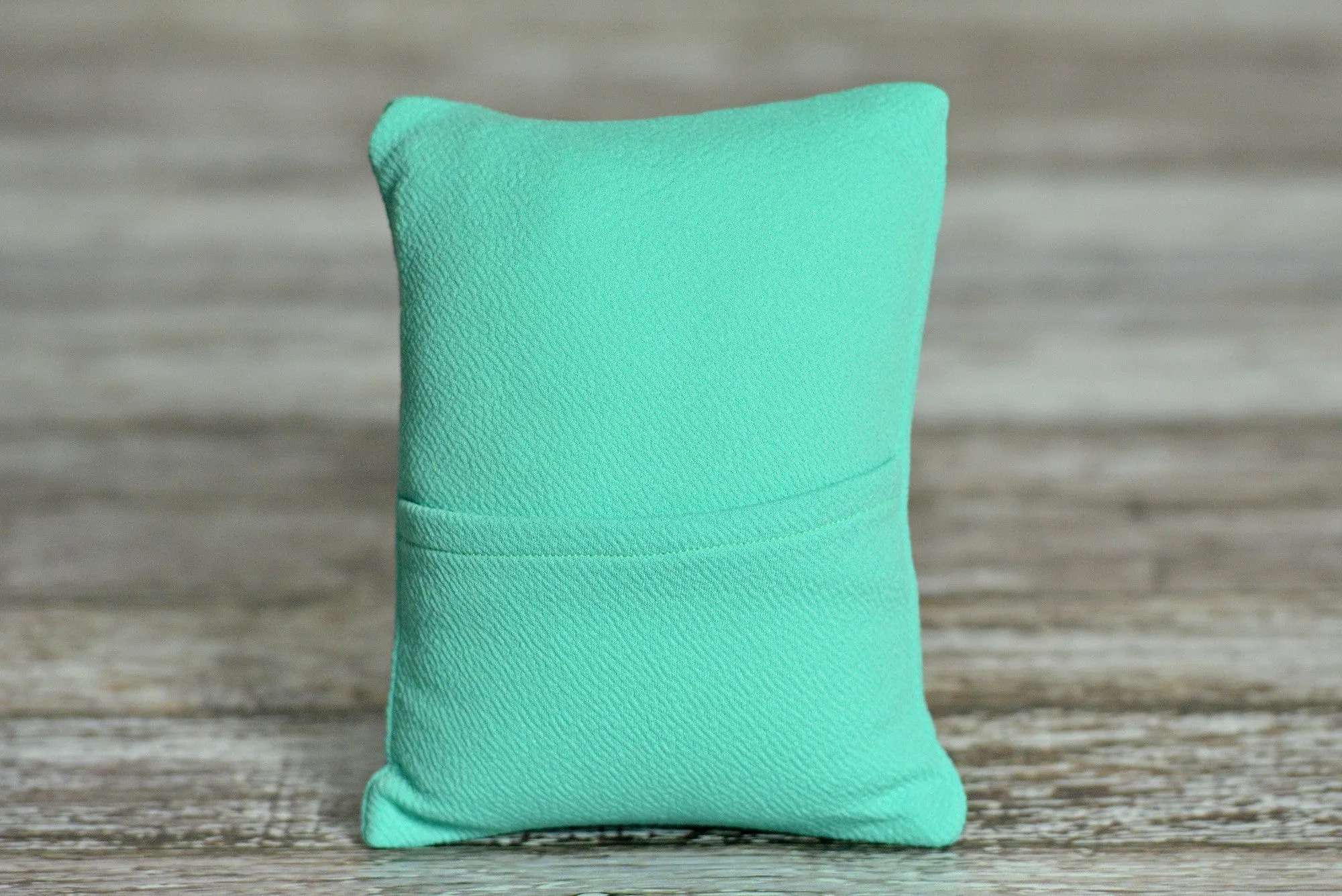 Mini Pillow with Cover - Textured - Mint