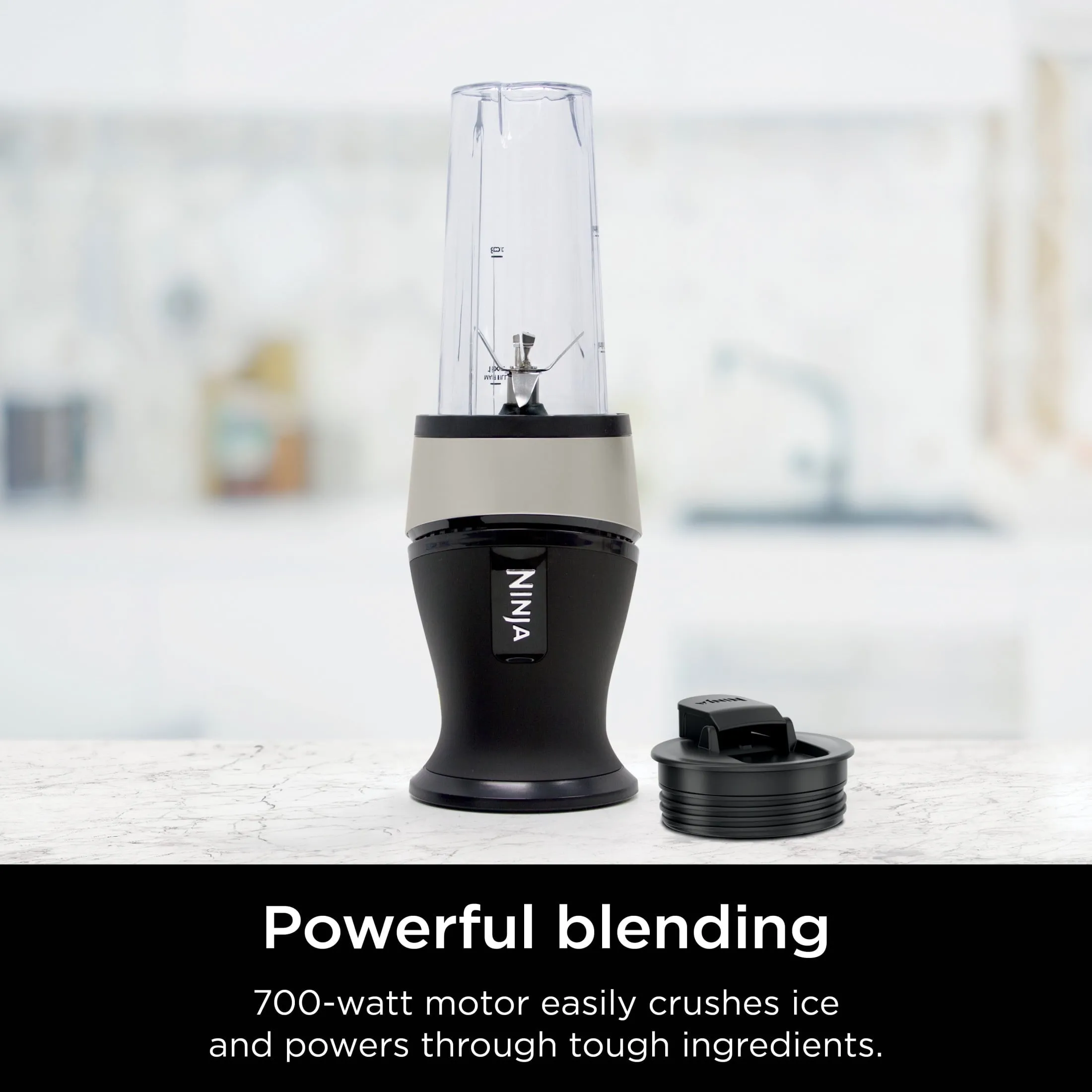 Ninja Fit Personal Single-Serve Blender, 700 Watts, 16-oz. Cup, Stone