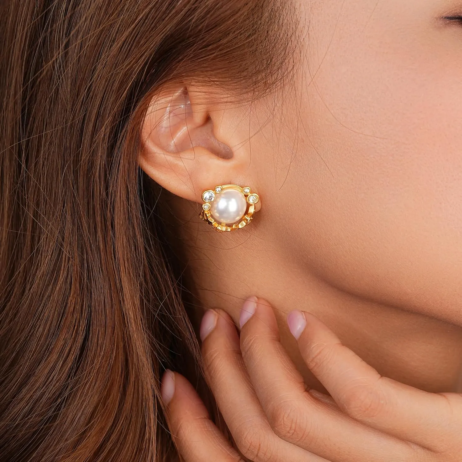 Pearl Earrings for Women Pearl Drop Dangle Earrings Pearl Statement Earrings Bridesmaid Earrings Wedding Jewelry Gift