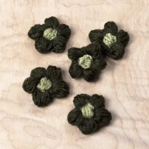 Pine Puff Flower Appliqu