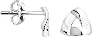 SOFIA MILANI - Solid 925 Sterling Silver Earrings for Women - Triangle Stud Earrings - 20532