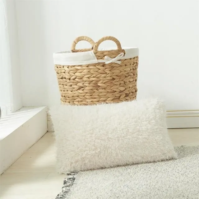 Soft Fur Solid Color Cushion Cover