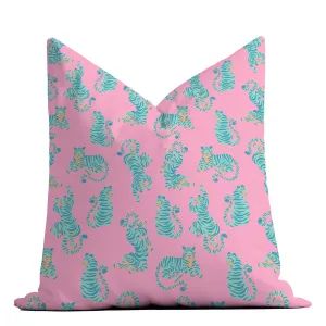 Southern Preppy Tiger Nursery Pillow