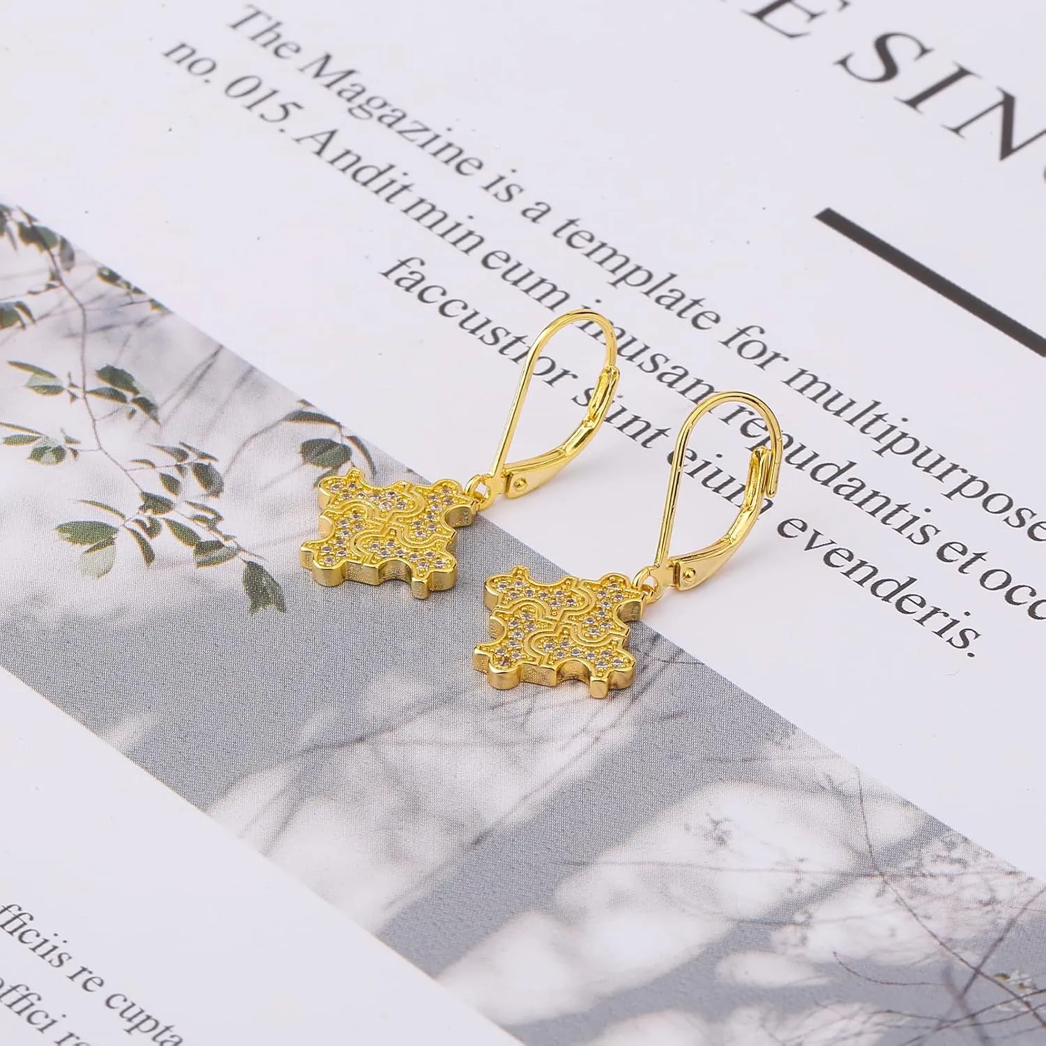 ToHeart Gold Dangle Earrings for Women Small Gold Hoop Earrings