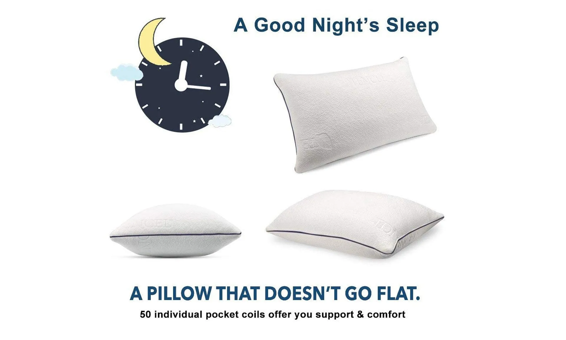 Vesgantti Pocketed Coil Cervical Pillow